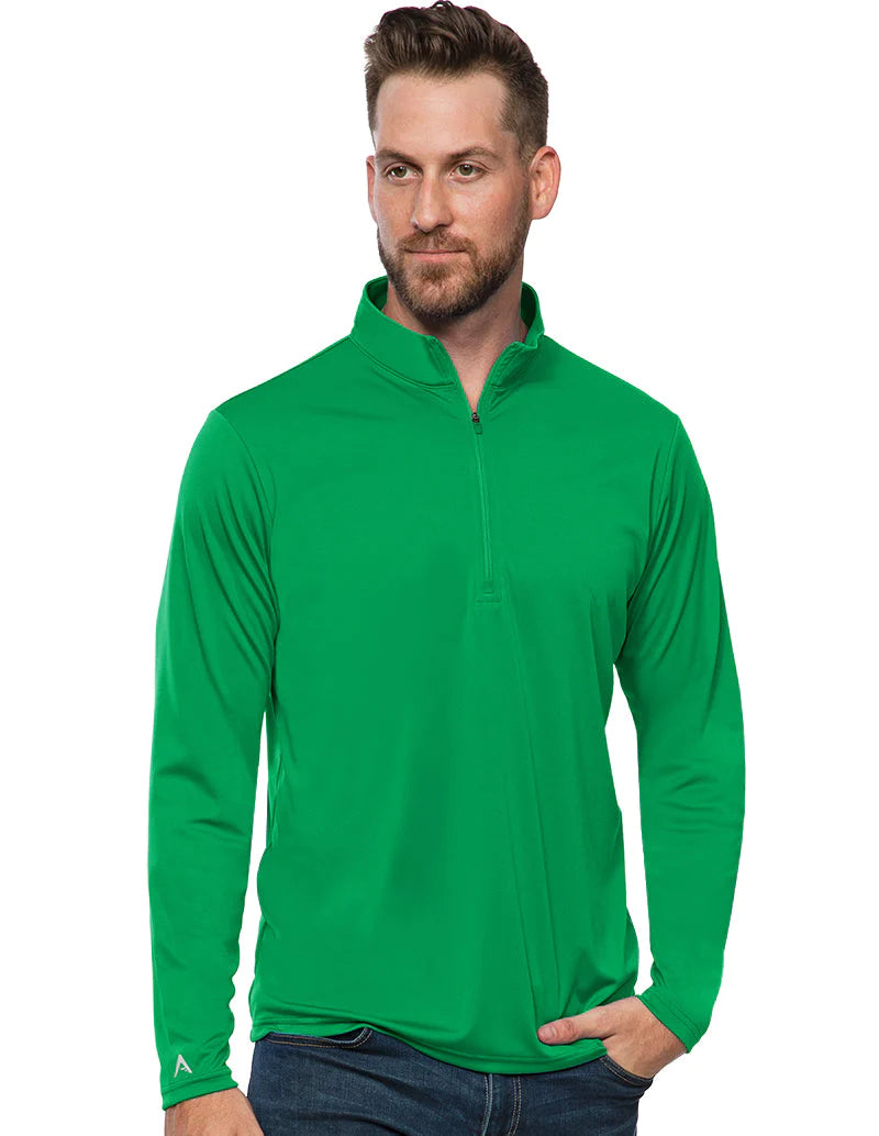 Antigua: Men’s Essentials 1/4 Zip Pullover – Tribute Celtic Green 104644