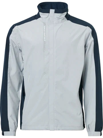 Abacus Sports Wear Men’s Links Stretch Navy/Light Grey Rain Jacket (Size 2XL) SALE