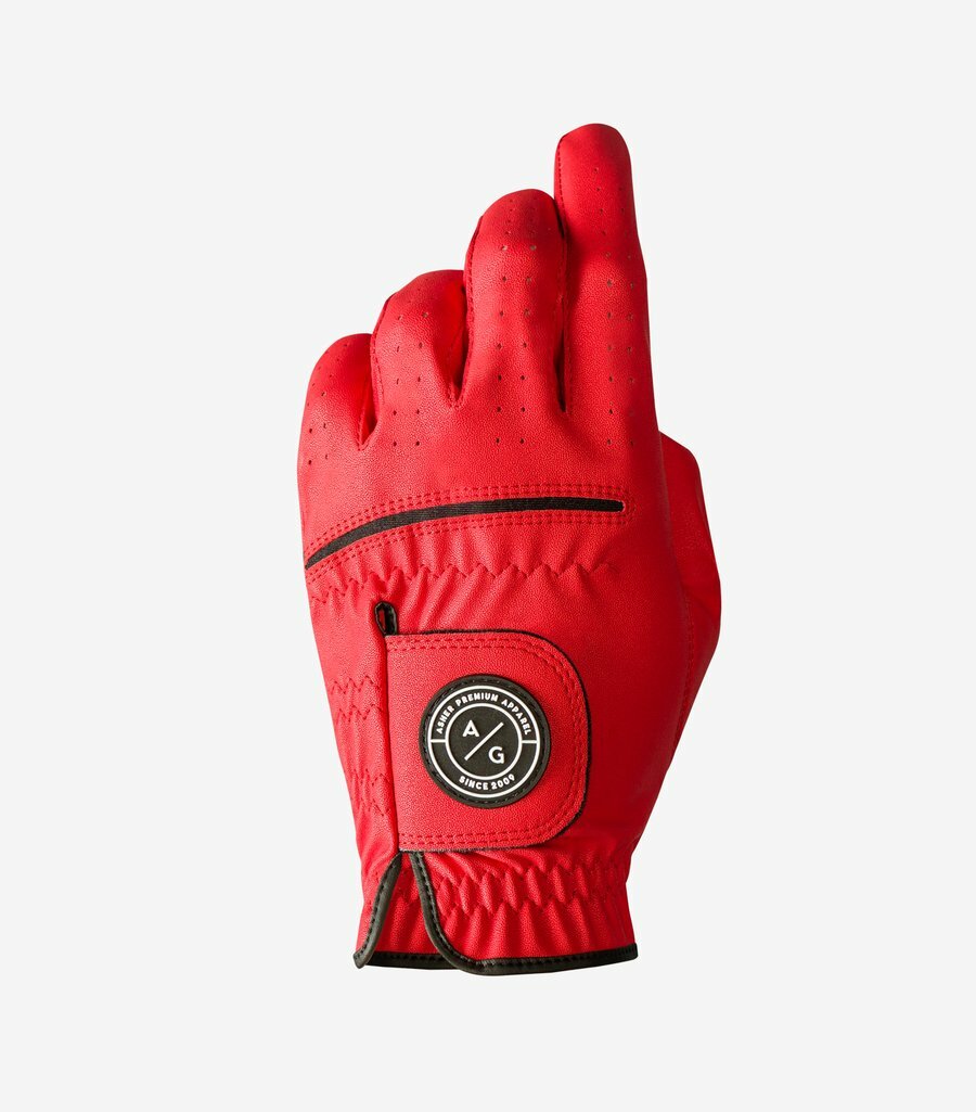 Asher Golf Men’s Red Chuck 2.0 Golf Glove (Size Large) SALE