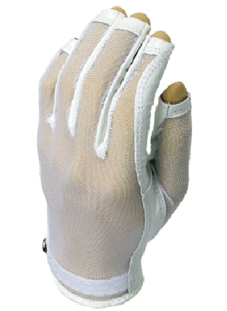 Evertan: Women’s Tan Through Three Quarter Golf Glove – Pearl White