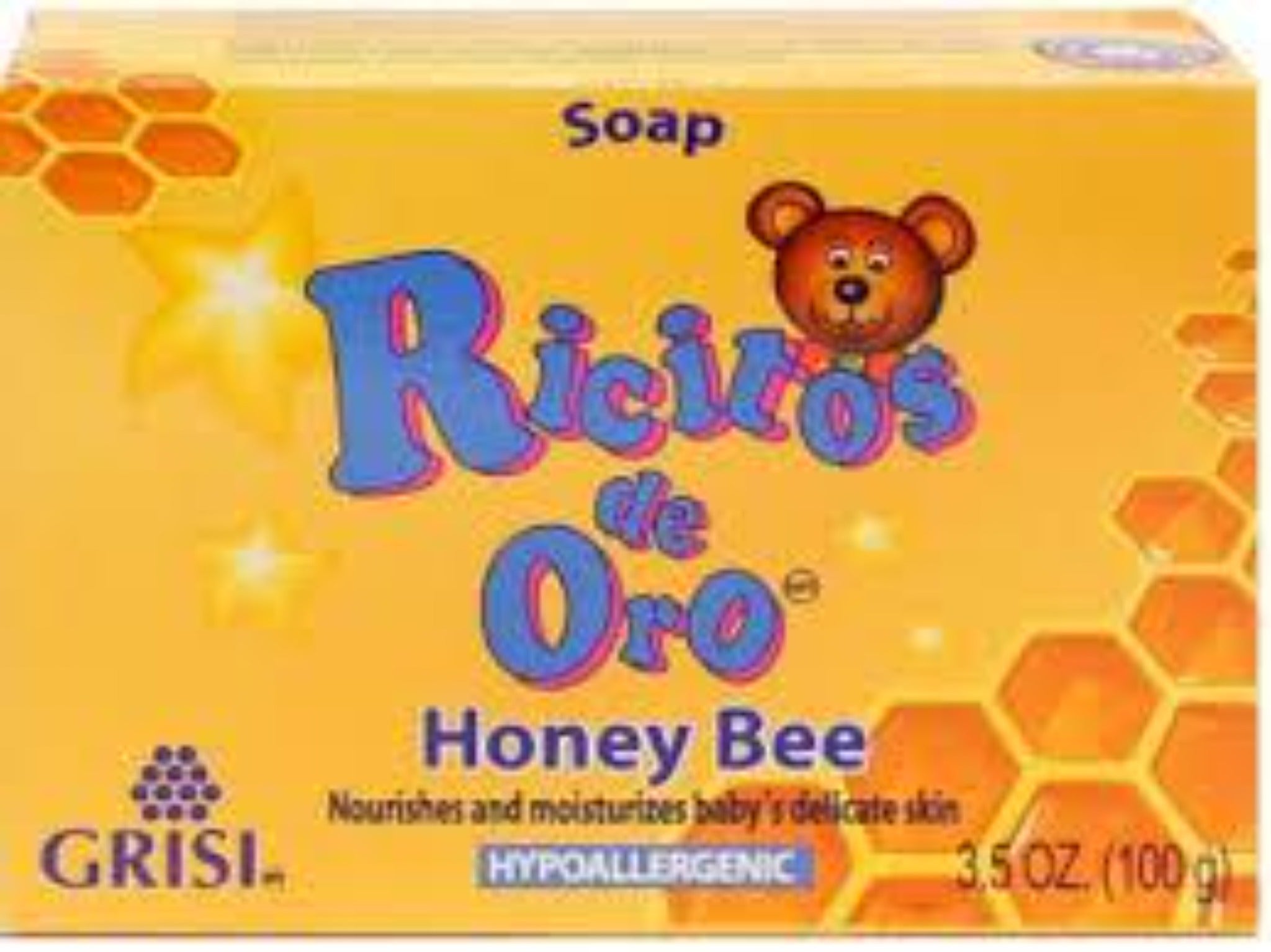 Grisi Ricitos de Oro Honey Soap 3.5 oz