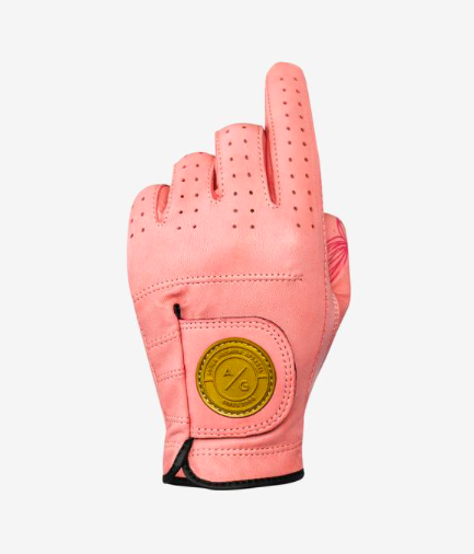 Asher Golf: Ladies Premium Golf Glove – Rose Gold