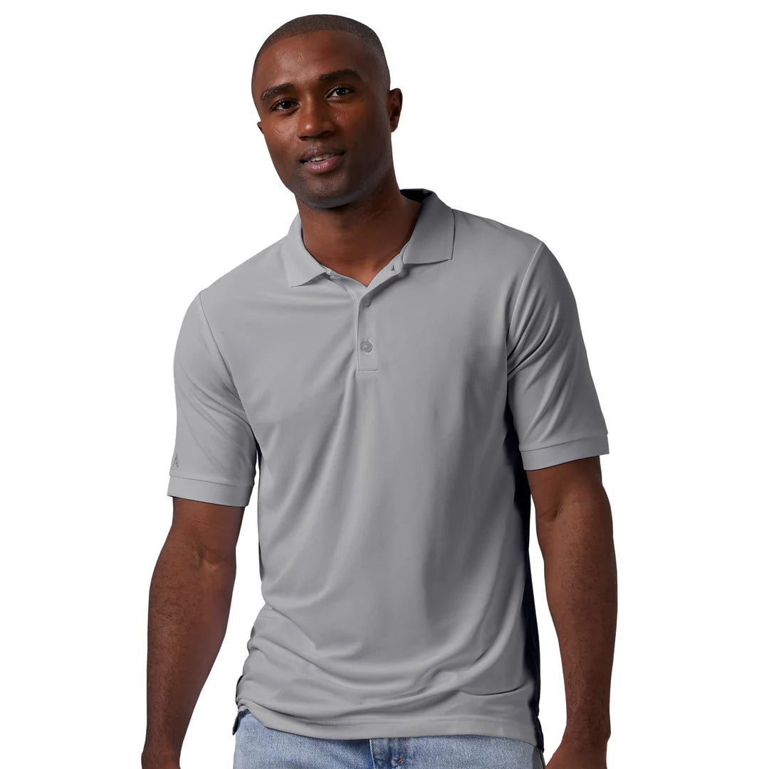 Antigua: Men’s Essentials Short Sleeve Polo – Grey Heather Legacy Pique 104271