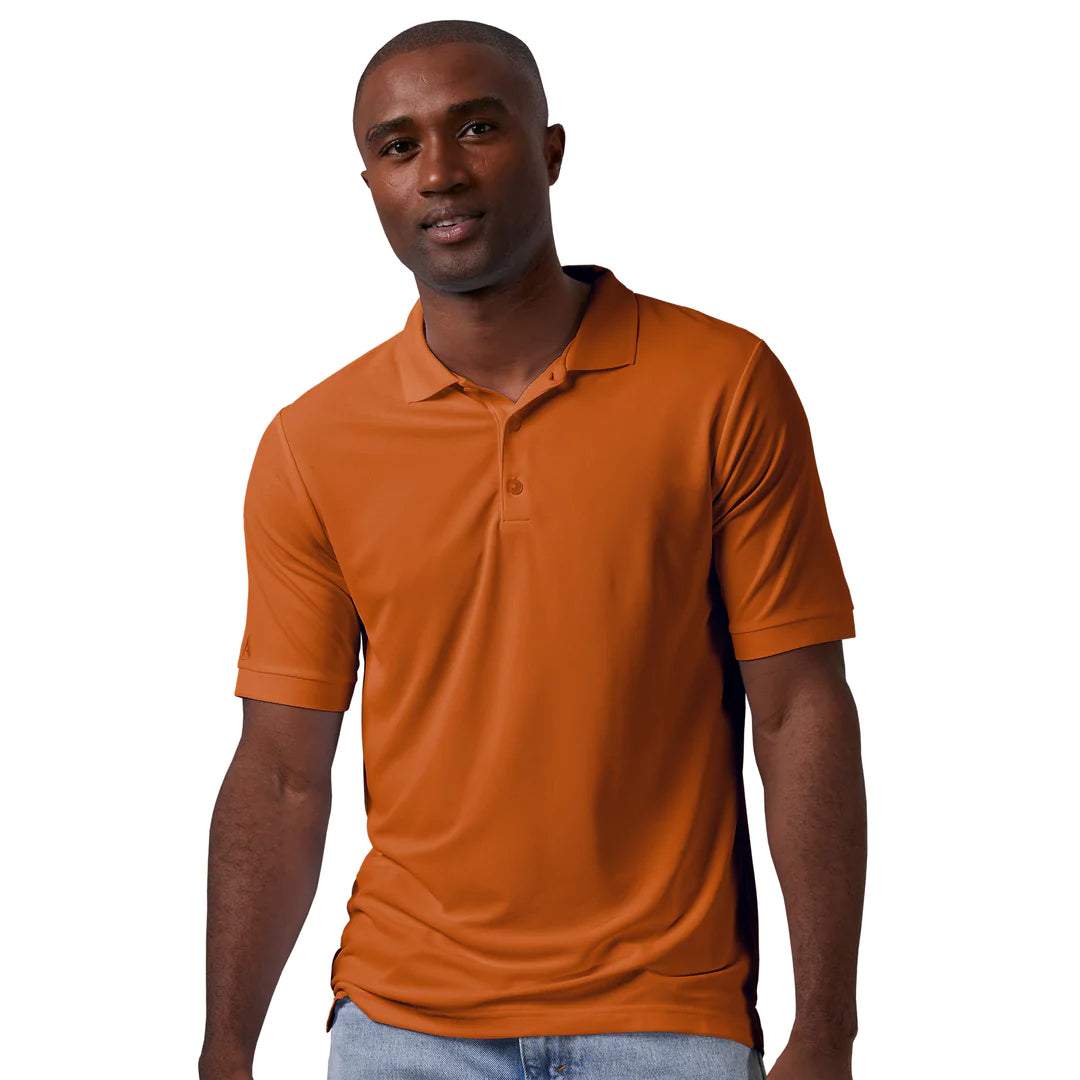 Antigua: Men’s Essentials Short Sleeve Polo – Burnt Orange Legacy Pique 104271