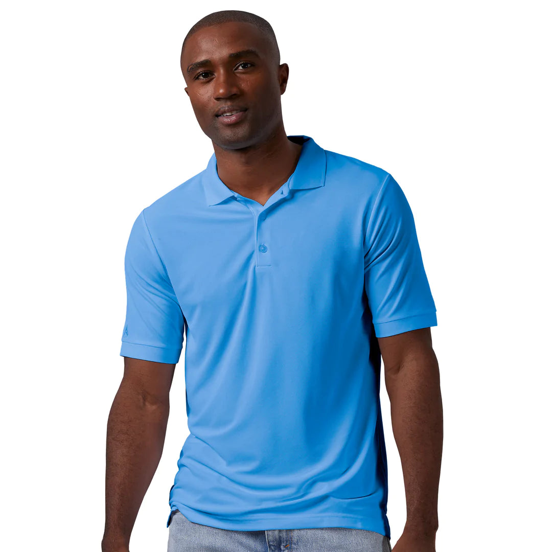 Antigua: Men’s Essentials Short Sleeve Polo – Columbia Blue Legacy Pique 104271