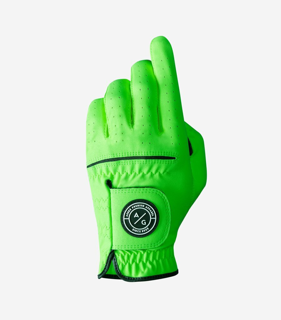 Asher Golf: Men’s Chuck 2.0 Golf Glove – Lime Green