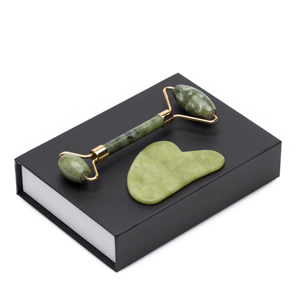 Natural Jade Roller and Gua Sha – Puffiness Reduction