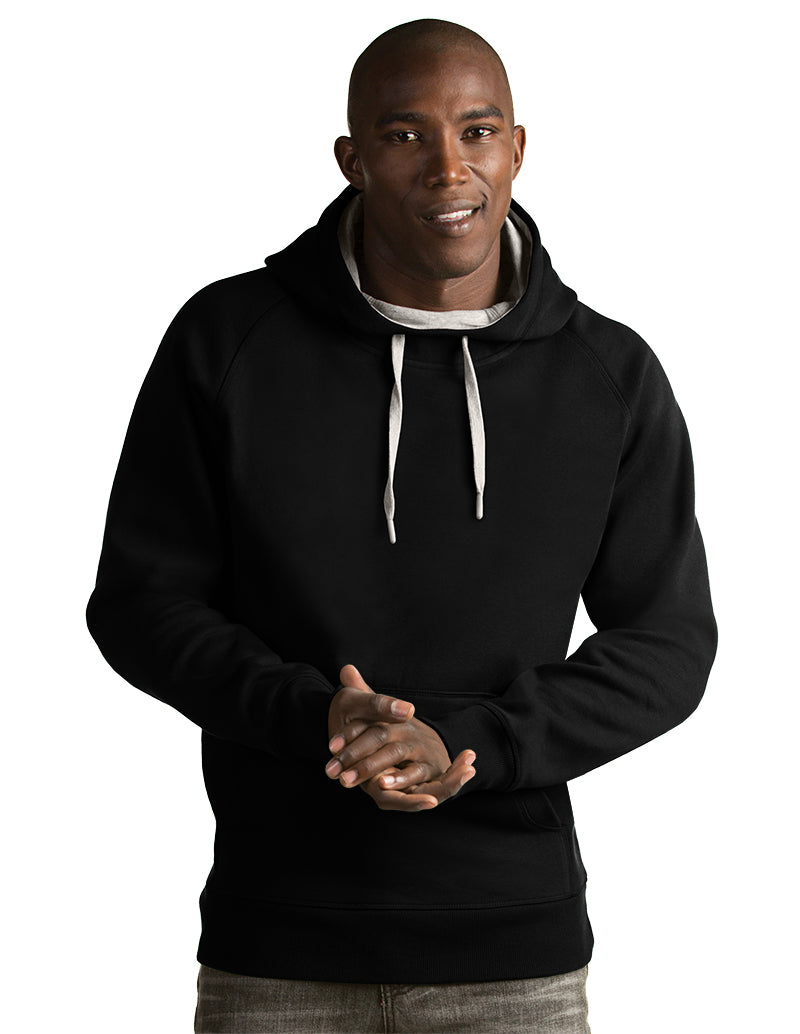 Antigua: Men’s Essentials Hood Pullover – Victory Black 101182