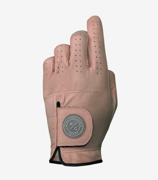 Asher Golf: Mens Premium Golf Glove – Dusty Rose