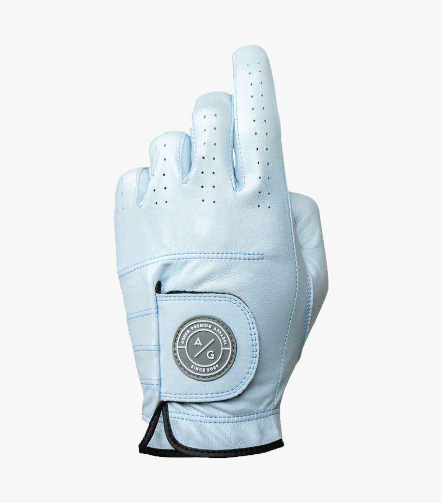 Asher Golf: Mens Premium Golf Glove – Ice