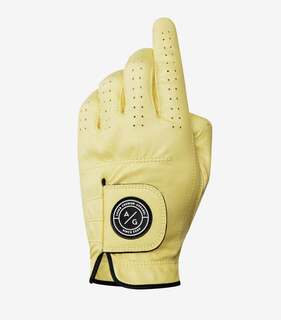 Asher Golf: Men’s Premium Spring Collection Golf Glove – Crisp Canary