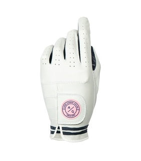 Asher Golf: Ladies Premium Golf Glove – Navy Stripe